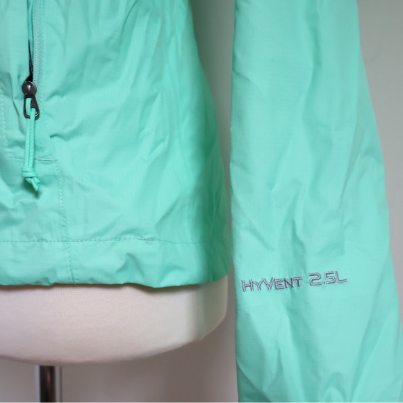 The North Face Zip-up Jacket with Hood Extra Small (XS) Seafoam Green with Hood - Picture 7 of 9